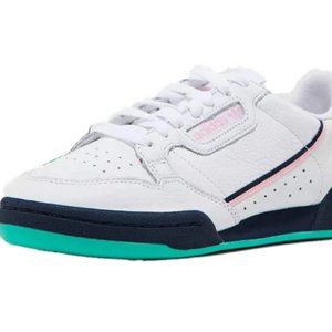 Adidas Women's Continental 80 W Casual Sneaker, White/True Pink/Navy in 7.5